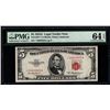 Image 1 : 1953A $5 STAR Legal Tender Note PMG 64EPQ