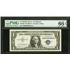 Image 1 : 1957B $1 STAR Silver Certificate PMG 66EPQ