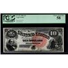 Image 1 : 1880 $10 Jackass Legal Tender Note PCGS 58