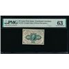 Image 1 : 10 Cent First Issue Fractional PMG 63