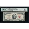Image 1 : 1963 $2 Legal Tender Note PMG 67EPQ