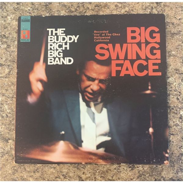 Signed Buddy Rich Big Swing Face Album Cover