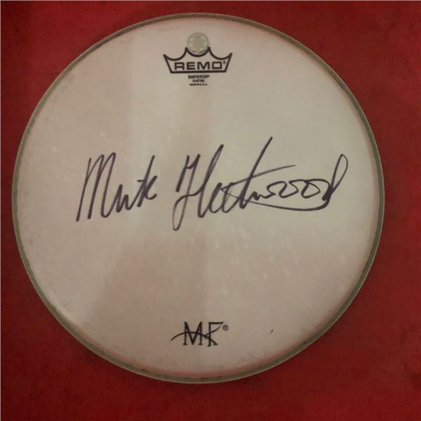 Signed Fleetwoopd Mac Mick Fleetwood Drumhead