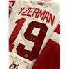 Image 2 : STEVE YZERMAN AUTOGRAPHED RED WINGS ADIDAS JERSEY W/1755 POINTS INSCRIPTION (AJ SPORTSWORLD COA)