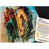 Image 2 : JASON MAMOA & AMBER HEARD SIGNED AQUAMAN 8 X 10  (REAL AUTHENTIC COA)