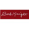 Image 2 : INDIANA BOBBY KNIGHT AUTHENTIC SIGNED RED FOLDING CHAIR AUTOGRAPHED (JSA COA)