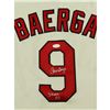 Image 2 : CARLOS BAERGA AUTOGRAPHED INDIANS CREAM MAJESTIC JERSEY W/"3 TIMES AS" (JSA)