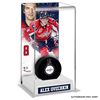 Image 1 : Alex Ovechkin Washington Capitals Autographed Puck with Deluxe Tall Hockey Puck Case FANATICS COA