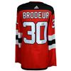 Image 2 : MARTIN BRODUER AUTOGRAPHED NEW JERSEY DEVILS ADIDAS AUTHENTIC RED JERSEY (FANATICS)