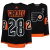 Image 1 : CLAUDE GIROUX FLYERS AUTOGRAPHED BLACK ALTERNATE ADIDAS AUTHENTIC JERSEY (FANATICS COA )