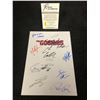 Image 2 : THE GOONIES AUTOGRAPHED MOVIE SCRIPT COVER (REAL AUTHENTIC COA)