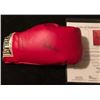 Image 1 : MUHAMMAD ALI SIGNED RED EVERLAST BOXING GLOVE (JSA LOA)