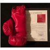 Image 2 : MUHAMMAD ALI SIGNED RED EVERLAST BOXING GLOVE (JSA LOA)