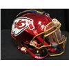 Image 2 : JOE MONTANA SIGNED KC CHIEFS TRUE FLEX CHROME SPEED HELMET (BECKETT COA)