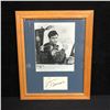 Image 1 : TOM CRUISE CUSTOM FRAMED PHOTO TOP GUN "MAVERICK" W/ AUTOGRAPHED CUT (COA)