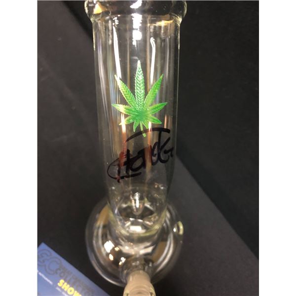 TOMMY CHONG SIGNED 8" GLASS BONG w/ BOWL