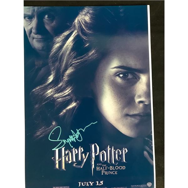 EMMA WATSON AUTOGRAPHED "HARRY POTTER" PHOTO (REAL AUTHENTIC COA)