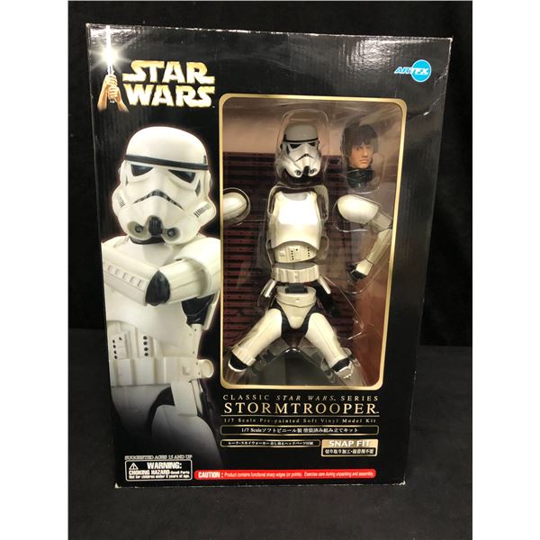 CLASSIC STAR WARS SERIES STORMTROOPER 1/7 SCALE PRE-PAINTED SOFT VINYL MODEL KIT