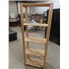 Image 1 : Open 5 Tier Wooden Shelf 72"x 27" x13"