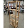 Image 2 : Open 5 Tier Wooden Shelf 72"x 27" x13"