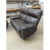 Image 3 : 3 Pc Leather Living Room Suite,  Reclining Couch Reclining Loveseat, &  Reclining Chair