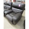 Image 4 : 3 Pc Leather Living Room Suite,  Reclining Couch Reclining Loveseat, &  Reclining Chair
