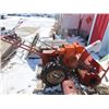 Image 1 : Simplicity Walk Behind Yard Tractor w Snowblower Attachment - Working w Manual 36"