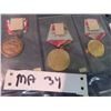 Image 5 : 6 Medals : 1) USSR 60th Anniversary End of WWI 1918-1978 1) USSR 30th Anniversary End of WWII 1945-1