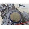 Image 4 : Statue of Liberty Commemorative 1st Day Cover Coin Stamps Info