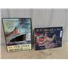 Image 1 : 2 Metal Signs 12" x 16" Modern\ 1) White Star Line Titanic  & 1) H. W. Churchill & Sons Master Weave