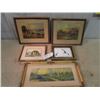 Image 1 : 5 Framed Pictures -Modern & Vintage