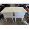 Image 1 : Plastic Double Laundry Sink/Wash Bins