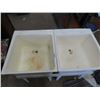 Image 2 : Plastic Double Laundry Sink/Wash Bins