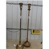 Image 1 : 2 Vintage Floor Lamps, Missing Shades
