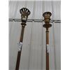 Image 3 : 2 Vintage Floor Lamps, Missing Shades