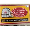 Image 4 : Large Box "O" Gauge Track 50 Pieces 40" L 3 Tracks & Railroad Metal Sign, New York Central System