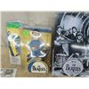 Image 2 : Beatles Collection - Vintage 60's Badge, LP's , 45's & Lennon Figurine, Signs & Collector Cards