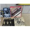 Image 5 : Beatles Collection - Vintage 60's Badge, LP's , 45's & Lennon Figurine, Signs & Collector Cards