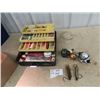 Image 1 : Tackle Box Full of Lures,Daiwa, Zebco & Johnson Reels , 2 Fish Scales