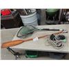Image 1 : 20 LB Boat Anchor 60 ' Of Nylon Rope, Canoe Oar, & 2 Fishing Nets