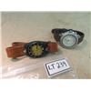 Image 1 : Vintage Working Timex & Wrist Band Compass