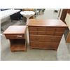 Image 1 : Dresser & Nite Table - Nite Table - 24" x 19" X 16 Dresser os - 30" x 33" x 16"