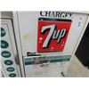 Image 6 : 7 Up Upright Pop Machine - In Working Order 53"H 25" W 21"D
