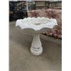 Image 1 : Cement Bird Bath 29" Tall, 28"Rd