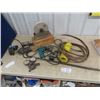 Image 1 : Wet Stone Sharpener, Snowblower Starter, Cordless Drill, Acetylene Gauge & Hose Plus More!