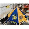 Image 1 : Patio Umbrella -Good Condition, (Lowenbrau)