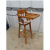 Image 1 : Wooden Doll High Chair