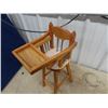 Image 2 : Wooden Doll High Chair
