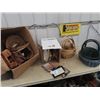 Image 1 : Box of Baskets & Picture Frames