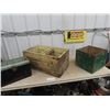 Image 1 : 2 Wooden Crates & Metal Box